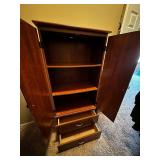 Classic Wooden Armoire with Storage