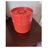Heller Orange Ice Bucket Gino Colombini