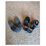 Speedo Slides & Ecco Sandals Combo