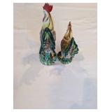 Vintage Napco Ceramic Rooster Figurines