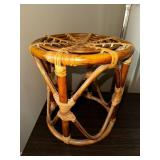 Vintage Rattan Stool