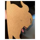 Wooden Dog and Duck Wall Art