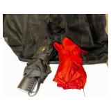 Dual Umbrella Set with Black Tote Bag