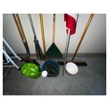 Garden Tool Set with Flag Display