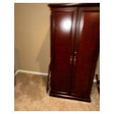Elegant Wooden Armoire Cabinet
