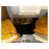 Leather Gloves & Camo Hat Bundle