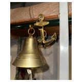 Brass Anchor Bell Nautical Decor