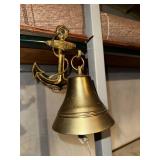Brass Anchor Bell Nautical Decor
