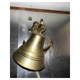 Brass Anchor Bell Nautical Decor