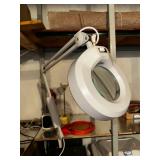 Adjustable Magnifier Desk Lamp
