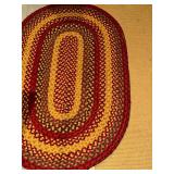 Braided Oval Rug & Natural Runner Set