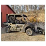 2019 Kawasaki MULE PRO-FXT "Ranch Edition" w/ Full Cab & Snowplow - Ready for Work!