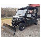 2019 Kawasaki MULE PRO-FXT "Ranch Edition" w/ Full Cab & Snowplow - Ready for Work!