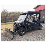 2019 Kawasaki MULE PRO-FXT "Ranch Edition" w/ Full Cab & Snowplow - Ready for Work!