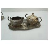 Vintage cups, saucer, plates (silver plate)