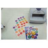 Xyron model 510: sticker maker, laminator, label maker, magnet maker.