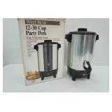 West Bend 12-30 Cup Party Perk Coffee Pot