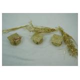 Gold graduation decor