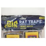 Big Cheese Rat Traps (4 traps pre-baited)
