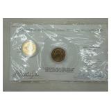2 coins Never Circulated 2007 Presidential 1-Washington