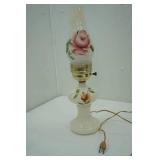 18" plug-in lamp: Rose oil lamp