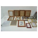 large lot of picture frames