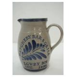 Hatchery Bar & Grill Lowry MN pottery pitcher