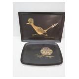 Couroc serving trays