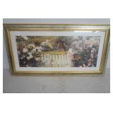 garden print 37.5"x20"