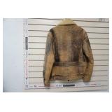 Leather Coat Size M