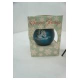 Iron Reindeer Votive Candle Holders & Vintage Ornament