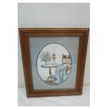 Quilt on chair  picture