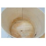 Vintage Wood round container