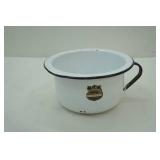 Vintage Enamelware Chamber Pot