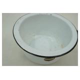 Vintage Enamelware Chamber Pot