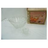 Vintage Anchor Hocking Punch Bowl