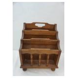 Vintage Magazine Rack 18"x14"x11"