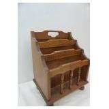 Vintage Magazine Rack 18"x14"x11"