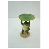 Frog stand 7" tall (resin)
