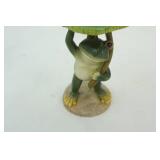 Frog stand 7" tall (resin)