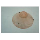 vintage/antique glass lamp shade 11" diameter