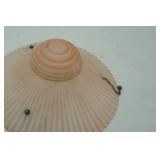 vintage/antique glass lamp shade 11" diameter