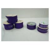 purple ribbon & duck tape