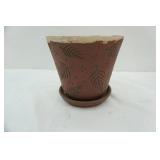 terracotta planter 7" tall