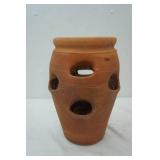 terracotta strawberry planter 15" tall