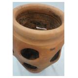 terracotta strawberry planter 15" tall
