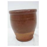 stoneware planter 8" tall 7" diameter
