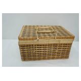 Vintage Wicker Picnic Basket