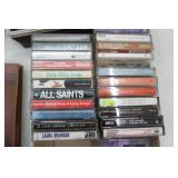 vintage record albums, cassettes