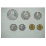 Helvetica Swiss Coins 7ct